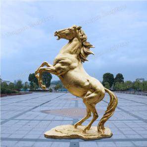 Garden Outdoor Modern Casting Bronze Large Size Horse Statue