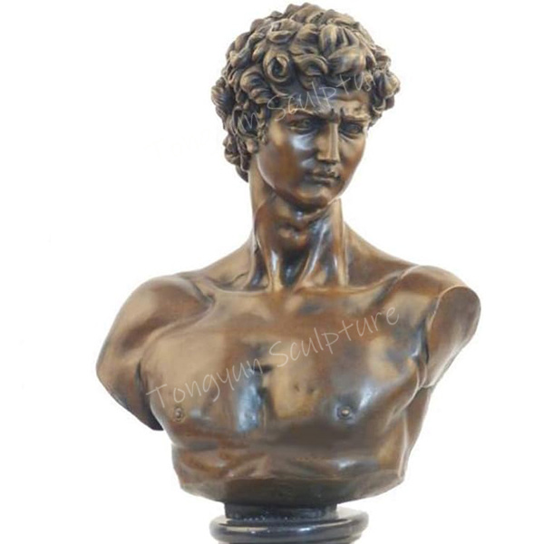 High Quality Casting Bronze Bust Sculpture Brass Statue