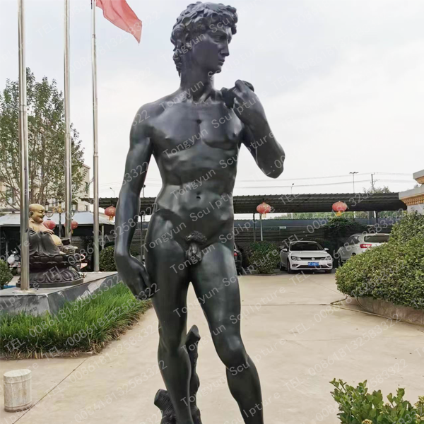 High Quality Famous Design Casting Bronze Life Size Statue David Sale