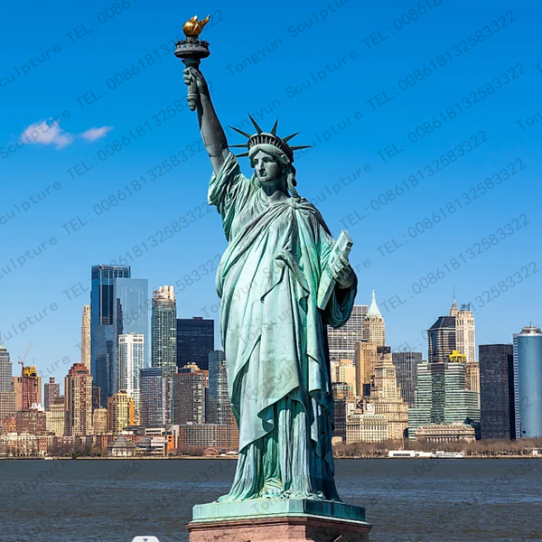 Customized Large Sculpture High Quality Bronze Statue Of Liberty For Sale