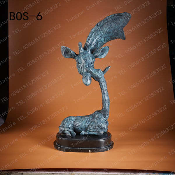 Bronze Sculpture Deer Family Home Decor Ornaments Statue