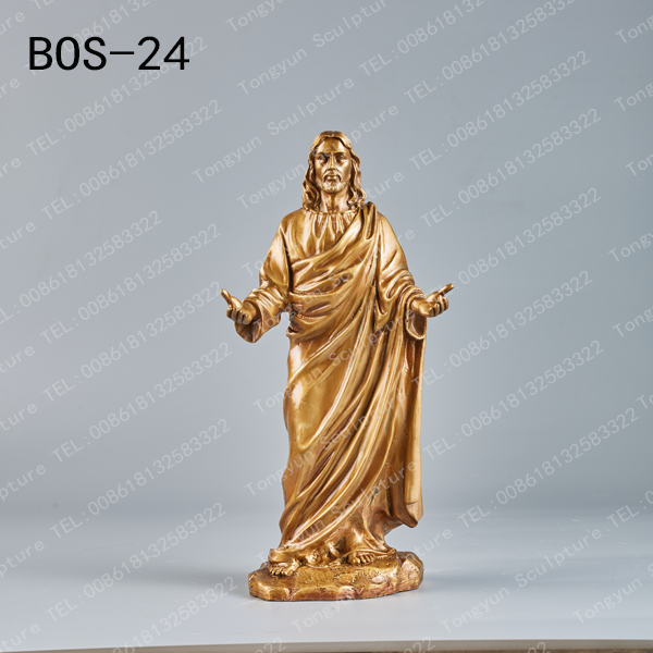 Bronze Saint Jesus Statue Open Arms Blessing Jesus Christ Sculpture Home Decor