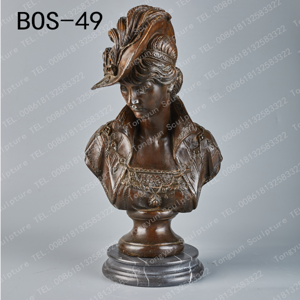 Wholeasale European Bronze Lady Statue For Home Decoration