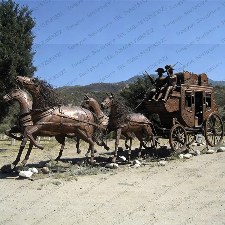 Royal Bronze Horse Drawn Carriage Public Art Sculpture For Sale.jpg Royal Bronze Horse Drawn Carriage Public Art Sculpture For Sale.jpg
