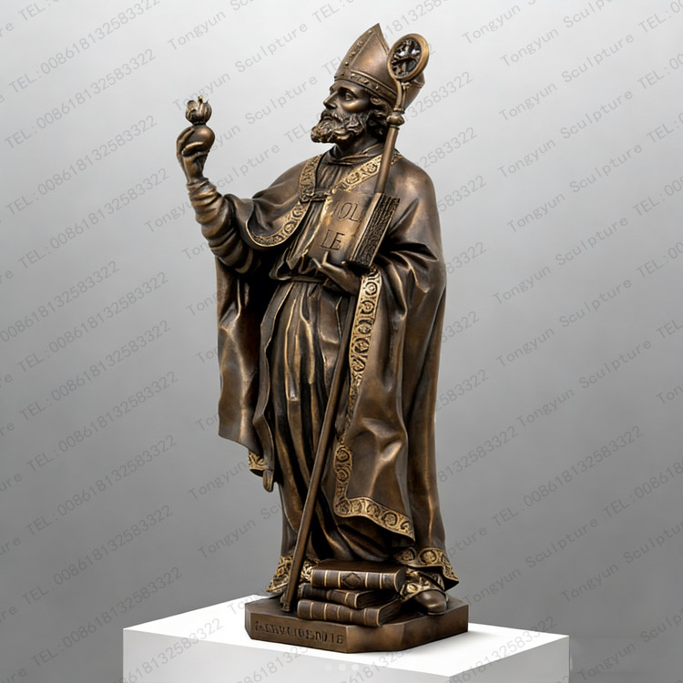 Custom Bronze St. Augustine Statue Godfather Church Father Sculpture Supplier.jpg Custom Bronze St. Augustine Statue Godfather Church Father Sculpture Supplier.jpg