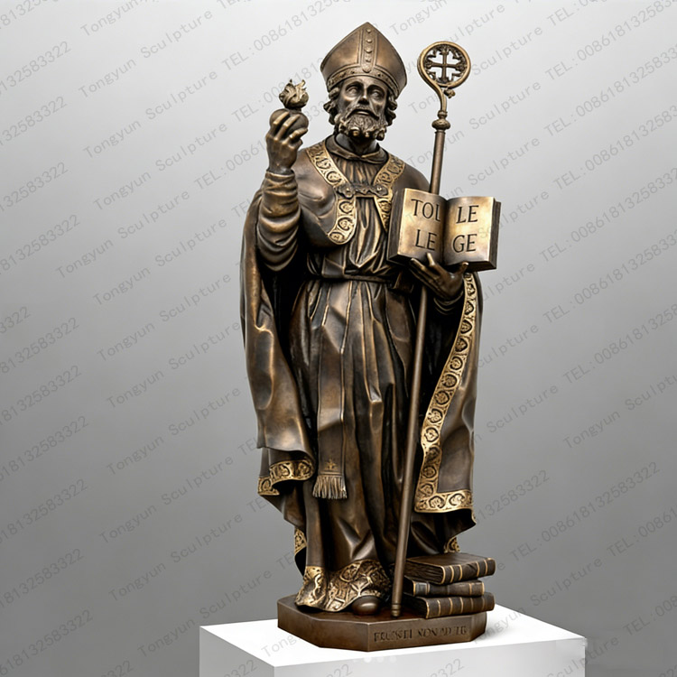 Custom Bronze St. Augustine Statue Godfather Church Father Sculpture Supplier.jpg Custom Bronze St. Augustine Statue Godfather Church Father Sculpture Supplier.jpg